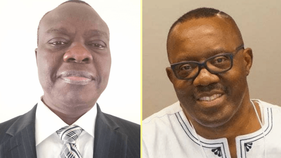 L R Barrister Kingsley Osadolor and Dr Nduka Otiono