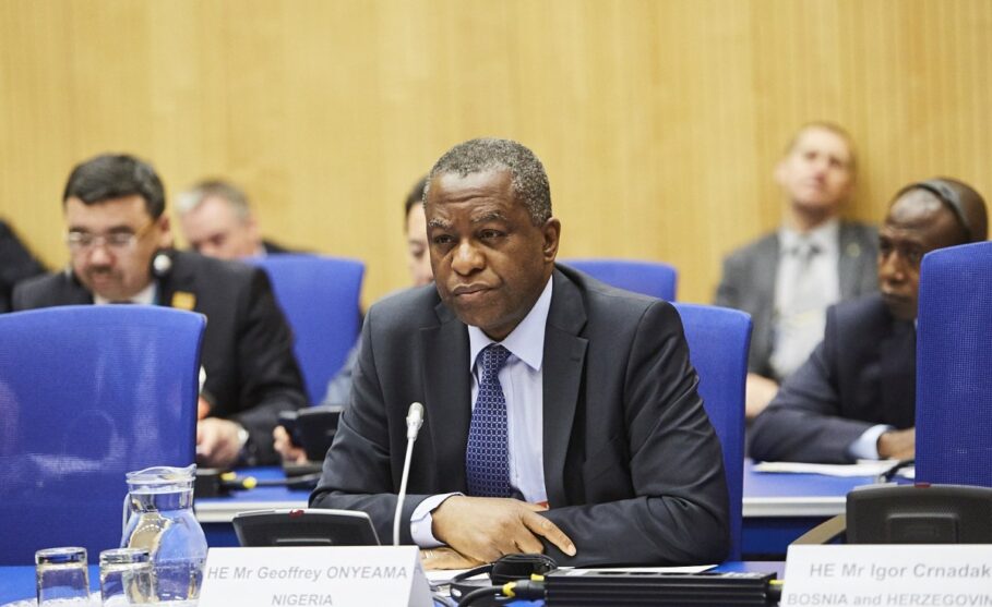 Nigerias Minister of Foreign Affairs Geoffrey Onyeama
