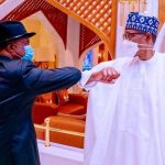 President Muhammadu Buhari meets with Anambra State Governor, H.E. Chief Willie Obiano