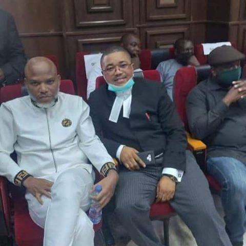 Kanu and Lawyer in Court