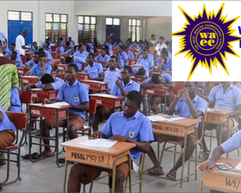 Students writing WAEC examination 2021