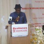 Wabote during Realnews 9th anniversary lecture
