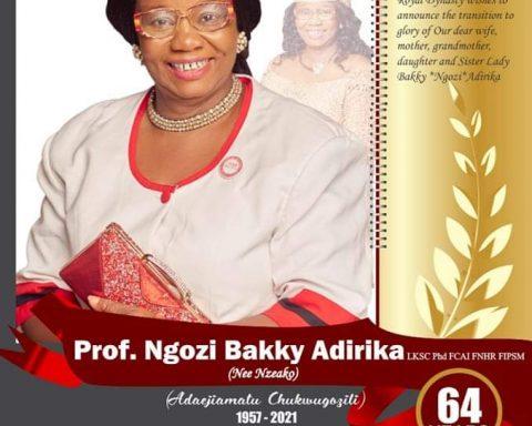 Prof. Ngozi Adirika
