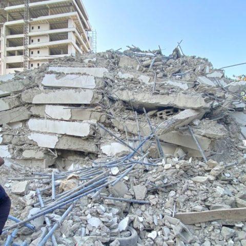 Ikoyi building collapse site