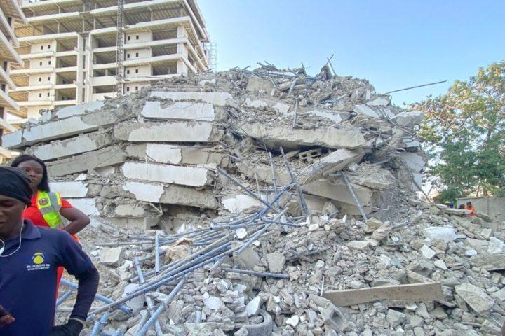 Ikoyi building collapse site