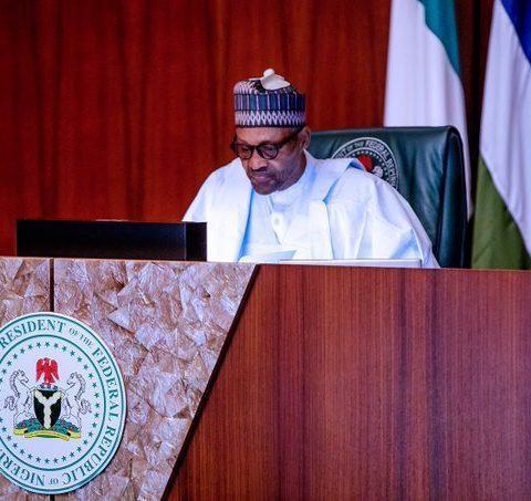 Buhari at Federal Executive Council