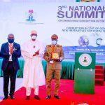 Buhari at National open summit on Diminishing Corruption in the Public Sector