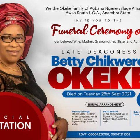 Deaconnes Betty Chikwere Okeke
