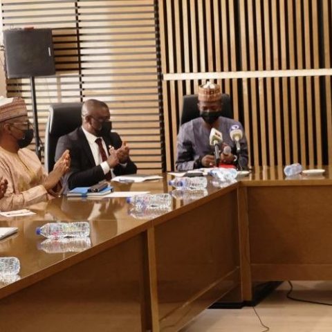 New EFCC board members during inauguration in Abuja