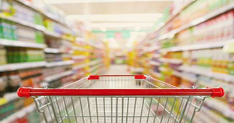 Inside grocery store