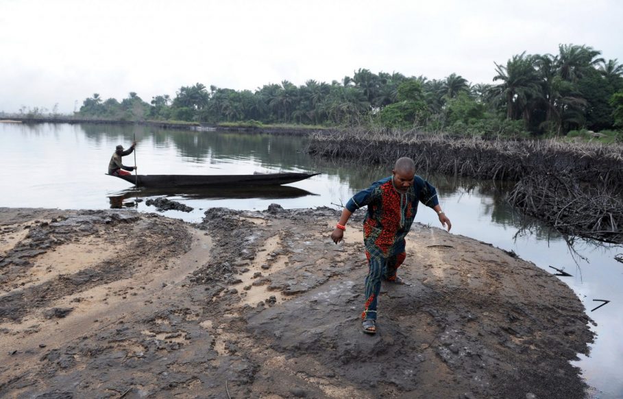 Land water bodies ruined by oil spillage