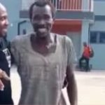 Mentally challenged Hilary Minabelem and his classmates who visited him on Valentine's Day and took him to Psychiatric Hospital in Port Harcourt for treatment