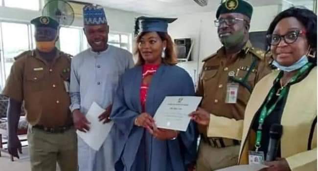 Female Inmate, Okike Chinyere Emerges NOUN's Best Graduating Student