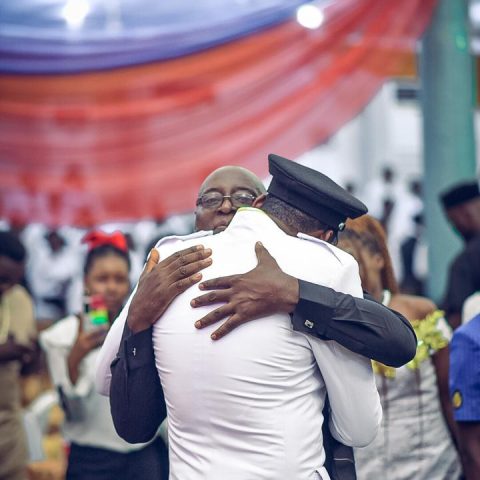 Proud Dad Hugs New Rotaract President, Says 'You Lost Mum Early, But Now You Wipe My Tears'