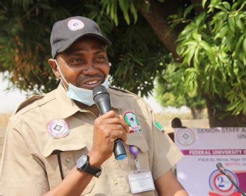 FUTMINNA JAC Chairman, Comrade Aliyu