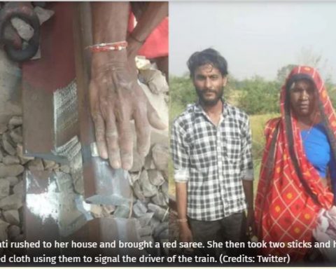 Heroic! How Woman Saved Over 100 Train Passengers With Her Red Sari