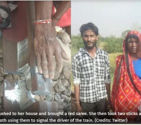 Heroic! How Woman Saved Over 100 Train Passengers With Her Red Sari