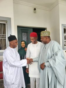 Nze Duru, Other APC NWC Members Pay Sallah Homage To Adamu (Photos)