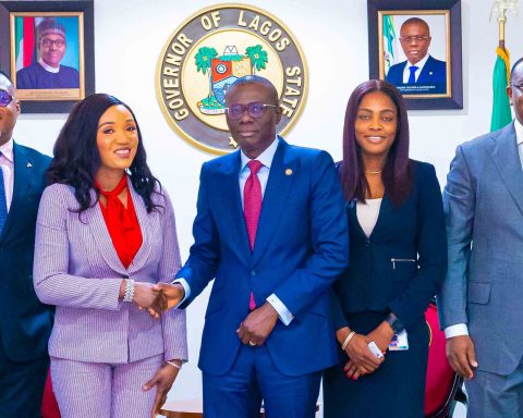 Titan Trust Bank Mgt Pays  Sanwo-Olu Courtesy Visit (Photos)