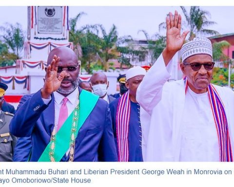 “We Are Working Towards Credible Elections” – Buhari To Liberia’s George Weah