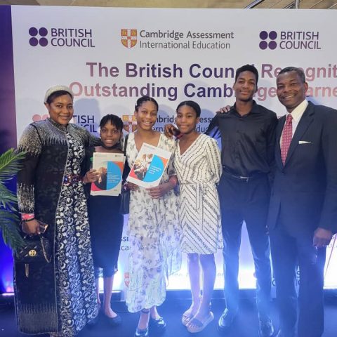 Nze Duru's Daughter Wins 'Top In Nigeria' Cambridge Learner Technology Award