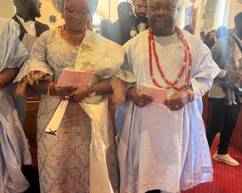 Senator Iyiola Omisore's Daughter Lade Weds Folarin Odunubi In UK