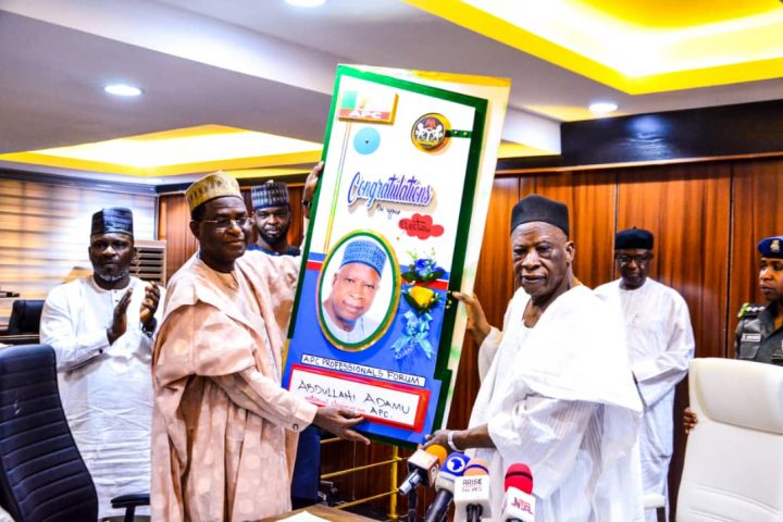 APC Professionals Pay courtesy visit to National chairman Adamu