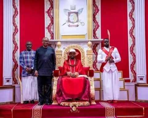 Obi Pays Courtesy Visit To Olu of Warri