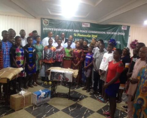 JDPC Empowers 16 Indigent Youths With Vocational Skills In Nsukka