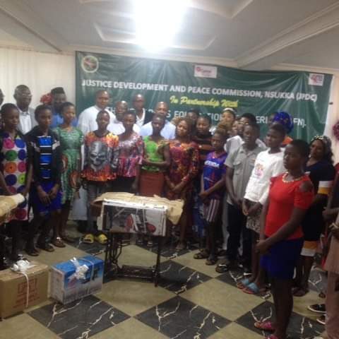 JDPC Empowers 16 Indigent Youths With Vocational Skills In Nsukka