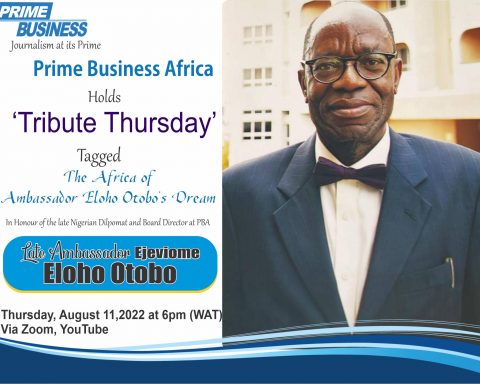 Prime Business Africa Holds Colloquium For Nigerian Diplomat Amb. Otobo August 11
