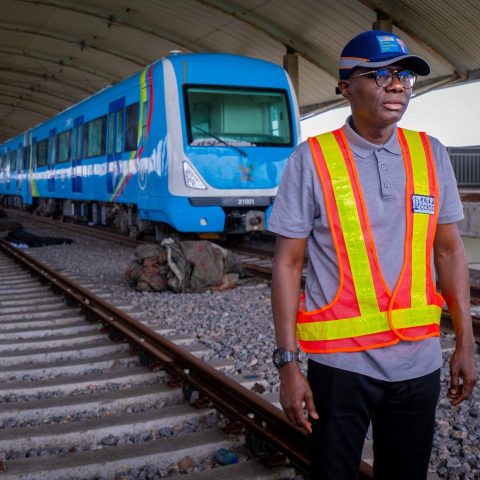 Lagos Blue Rail Line Nears Completion, As Engineers Launch Final Track Beam