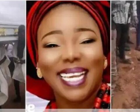 UDPATE: Charles Inojie, Empress Njamah Bid Ada Ameh Goodnight As Actress Lays To Rest
