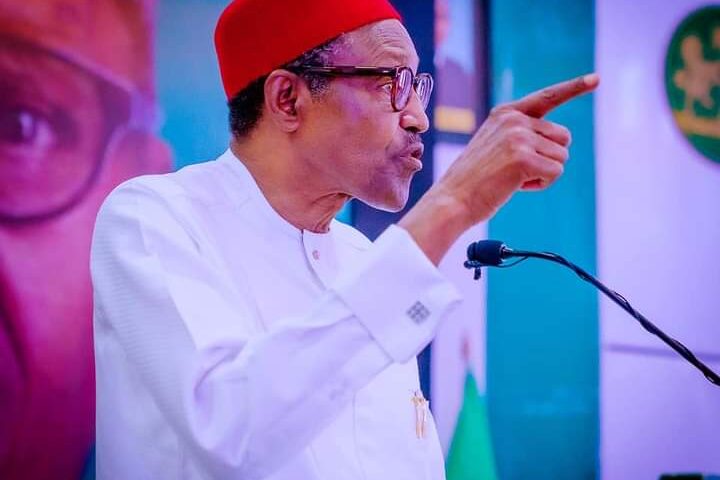 Imo State Governor, Hope Uzodinma on Tuesday organised a bouquet in honour of President Muhammadu Buhari who visited the state to commission some projects.