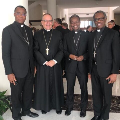 (Photo) Nigerian Vatican Diplomats Meet Pope Francis