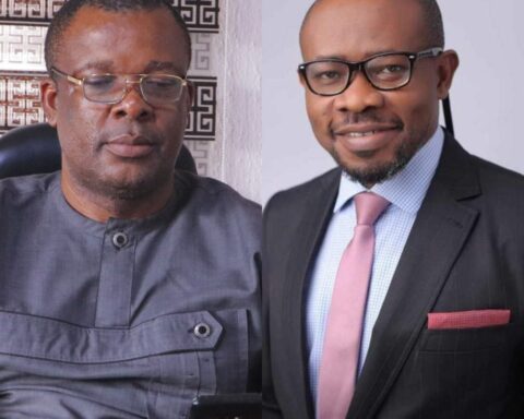 Newstide CEO, Dr Mbamalu, Congratulates Board Chairman Adi On Appointment As Economics Professor At PAU