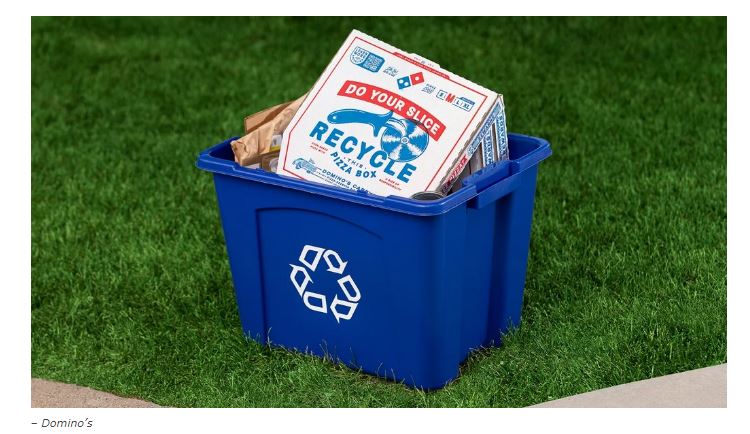 Domino’s Pizza Creates New Box Recycling System