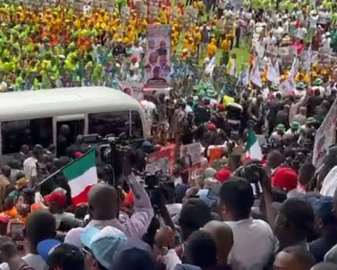 Atiku At Uyo Pledges To Rescue Nigeria From Poor Governance
