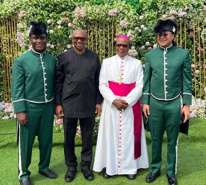 Archbishop Okeke Installs Utomi Into Papal Knighthood