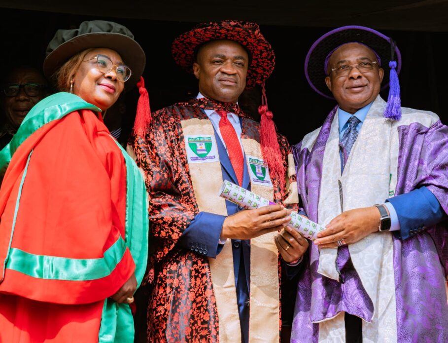 Imo Varsity Honours UBA GMD, Oliver Alawuba, With Doctorate Degree