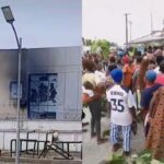 Naira Scarcity: Angry Warri Youths Attack First Bank, Burn Access Bank