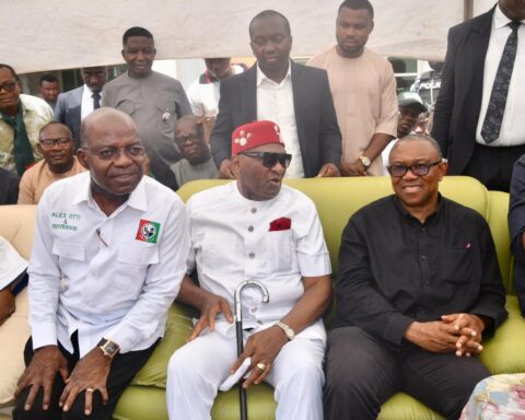 Photos: Obi Visits Family Of Slain Enugu LP Senatorial Candidate, Oyibo Chukwu 