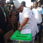 Polls: Gov Adeleke Casts His Vote At Sagba/Abogunde Polling Unit