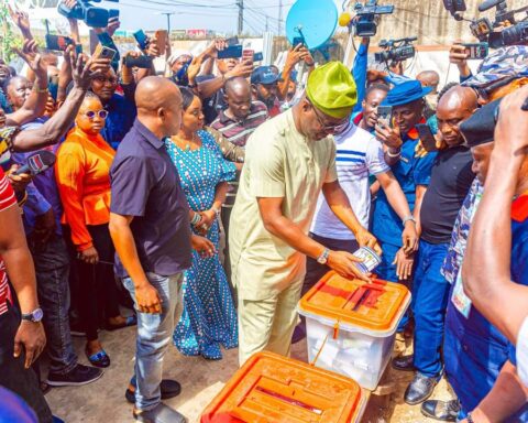 Guber Polls: Oyo Governor, Seyi Makinde, Casts Vote