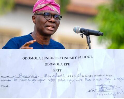 Sanwo-Olu Orders Probe Of School Principal Who Sent Student Home Over Peter Obi’s Poster