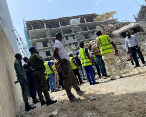 Banana Island Building collapse