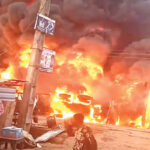NEMA assesses Ojoto Market Fire In Rivers