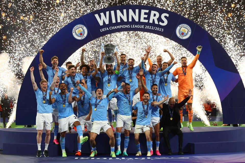 UEFA Champions League final 2023: Jubilant Man City hang tough to beat Inter Inter Milan 1-0 and complete the treble - The Hindu BusinessLine