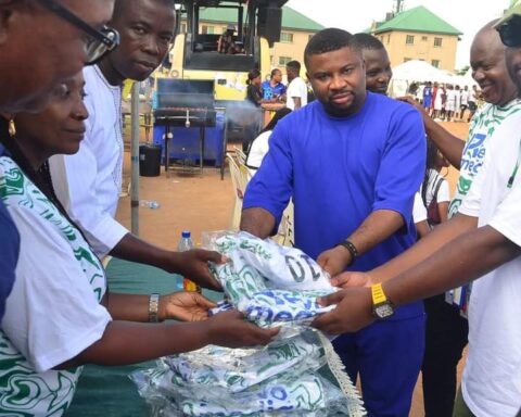 Revo Media Donates Sports Materials To NYSC Orientation Camp In Lagos