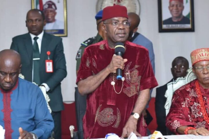 Gov Otti Seeks Abia Traditional Rulers' Commitment To Defeat Crime